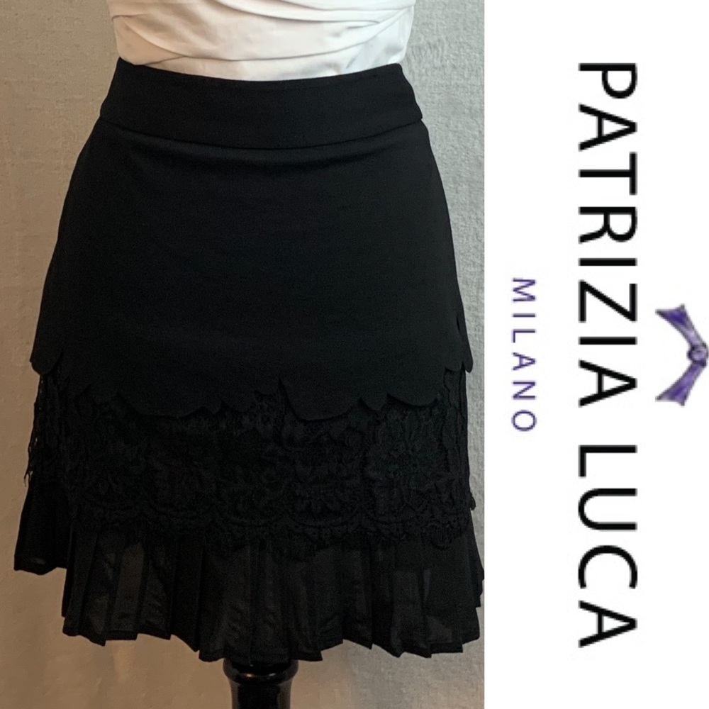 Patrizia Luca Milan Black Skirt